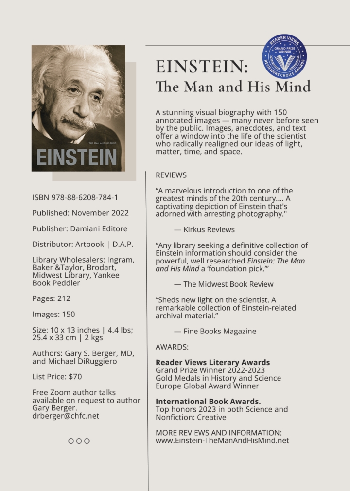 Einstein The Man and His Mind Media Sheet